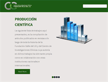 Tablet Screenshot of centrodeinvestigacionesclinicas.org